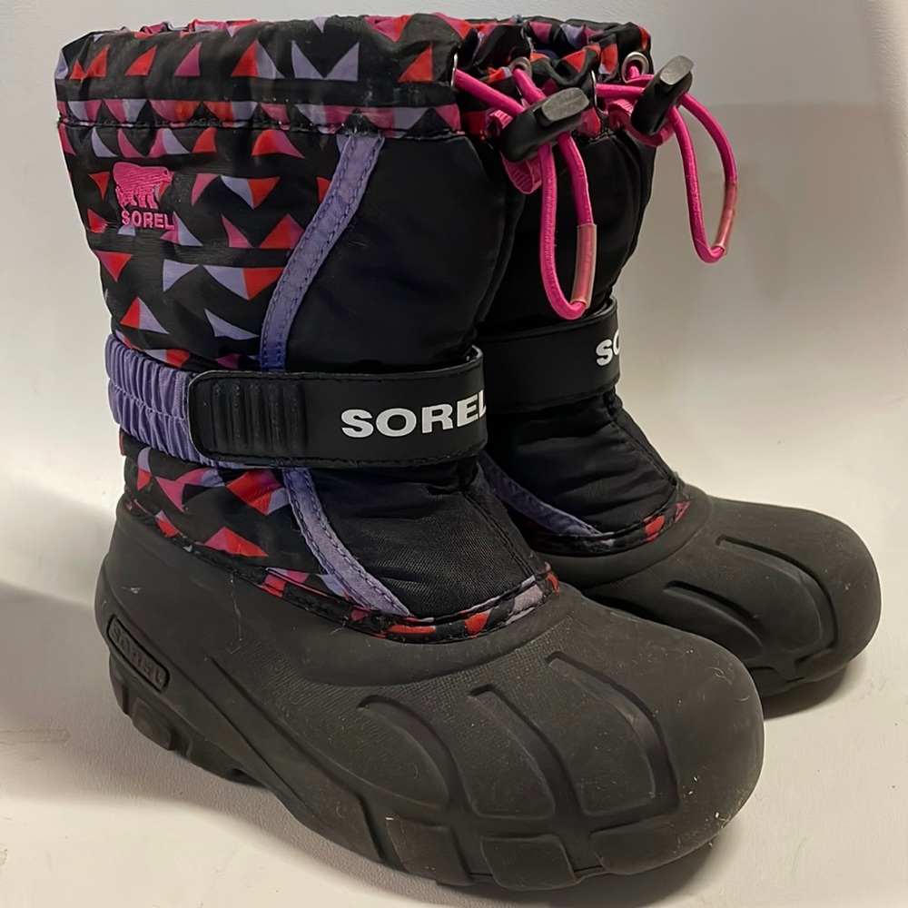 Sorel kids winter snow boots size 12